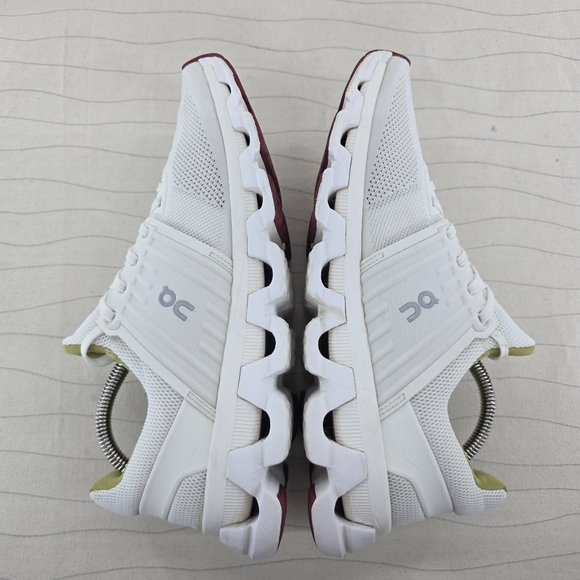 On Running Womens Cloudswift 2 Ivory Chartreuse Running Sneakers Shoes Size 10.5 - Picture 7 of 16